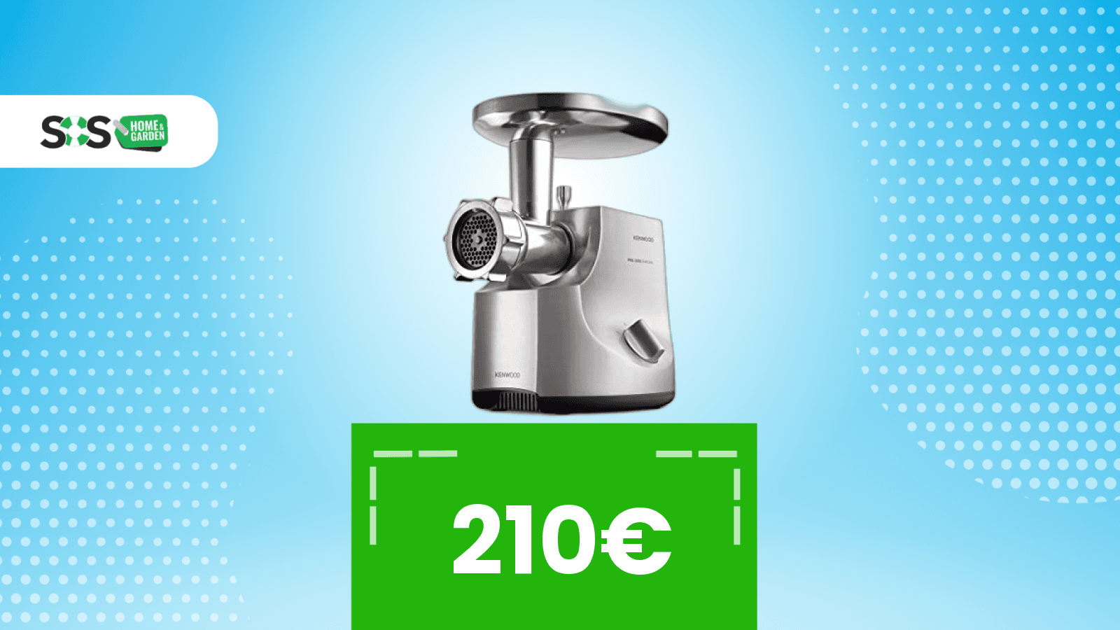 Immagine di Boom di sconto sul tritacarne KENWOOD: oggi lo paghi meno della media
