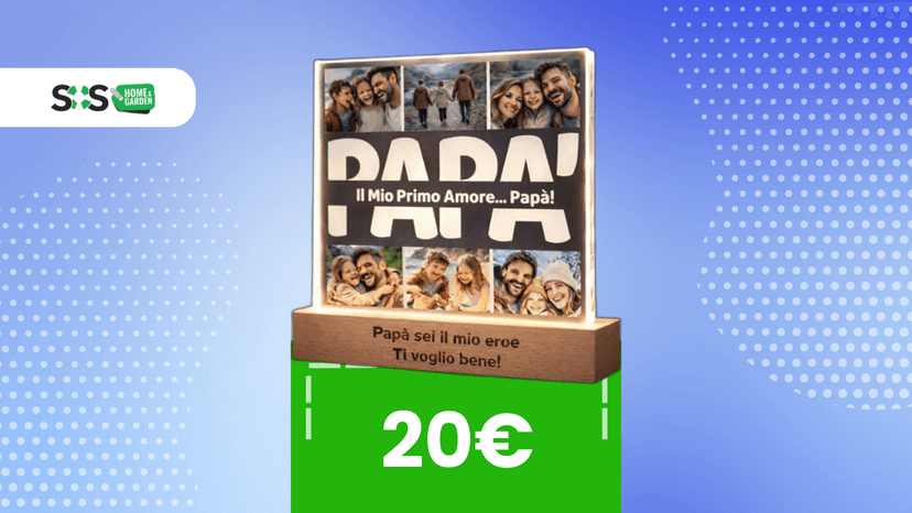 Immagine di Sorprendi papà (in ritardo): idea regalo personalizzabile sotto i 20€