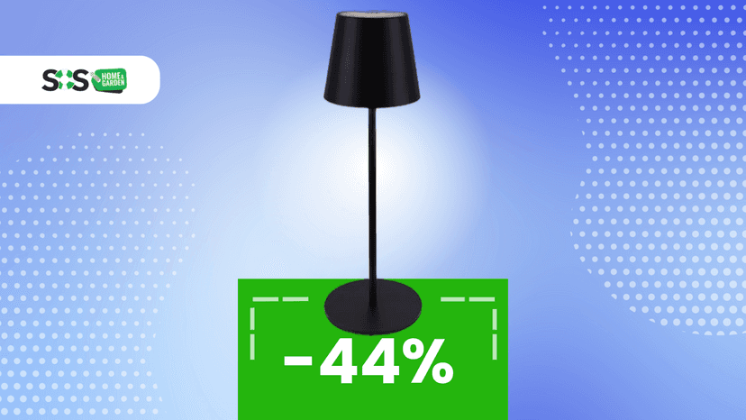 Immagine di Libertà di luce ovunque: la lampada senza fili oggi è al -44%