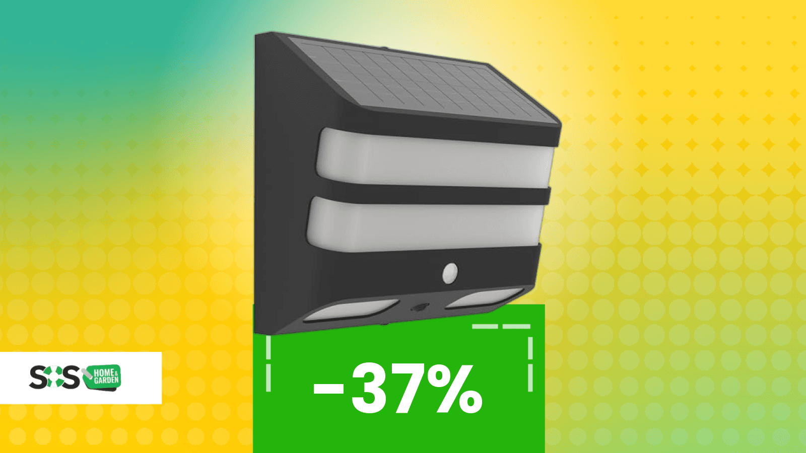 Immagine di Accendi il giardino senza bolletta: faretto solare LED in super sconto (-37%)