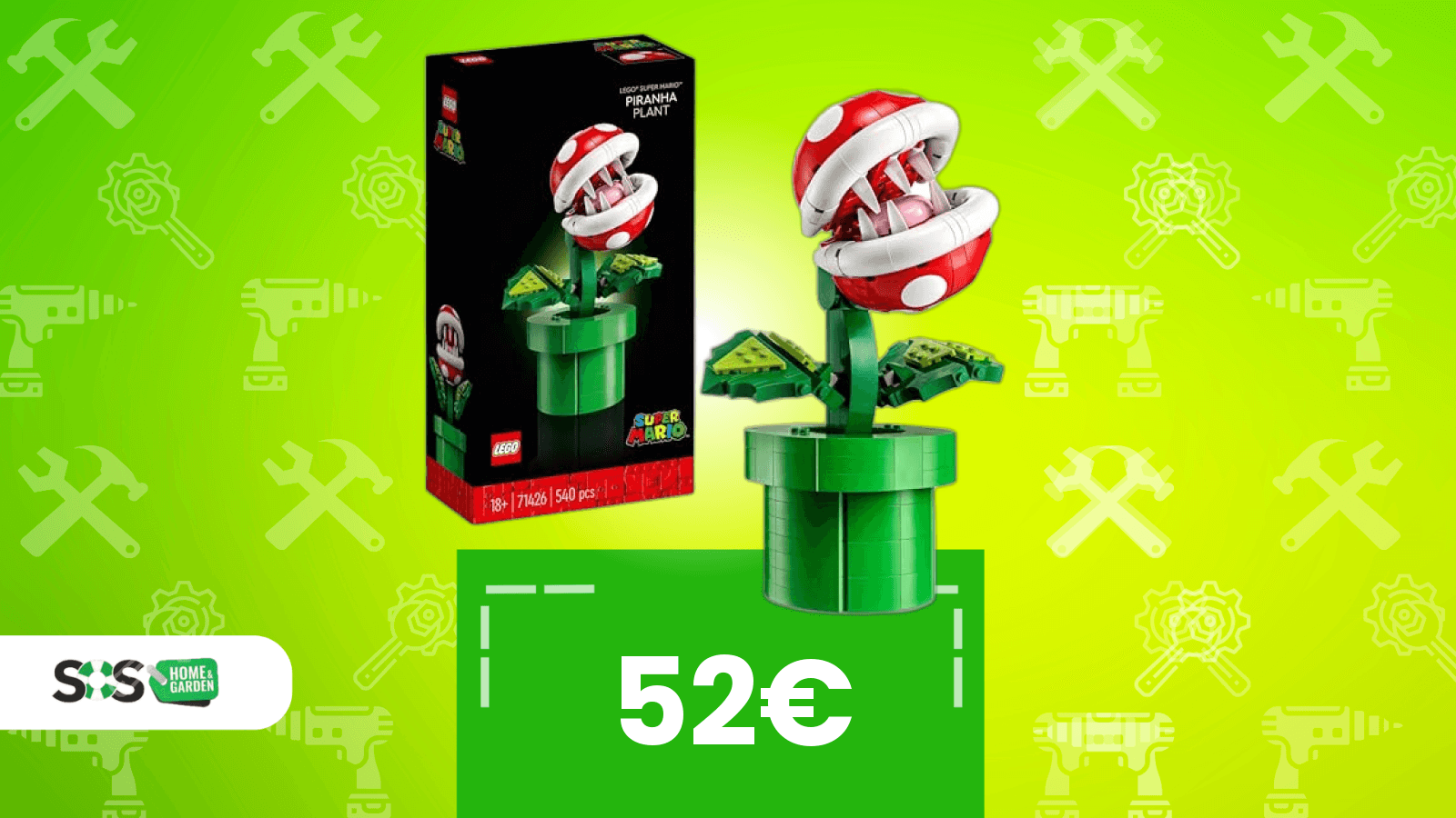 Immagine di La pianta Piranha di Super Mario è pronta per il tuo salotto, e non morde!