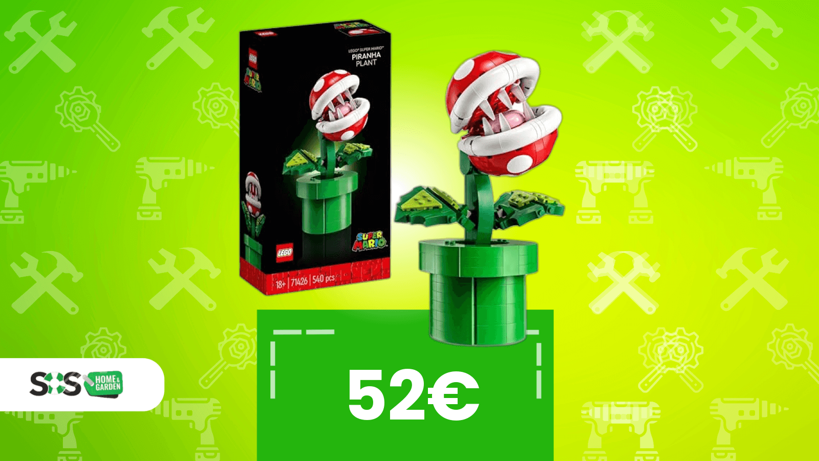 Immagine di La pianta Piranha di Super Mario è pronta per il tuo salotto, e non morde!