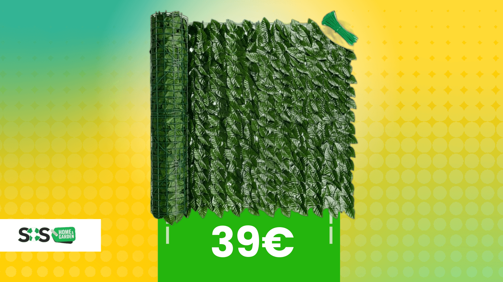Immagine di Finta? Sì. Ma questa siepe per recinzione è un colpo d’occhio assurdo, e costa meno di 40€