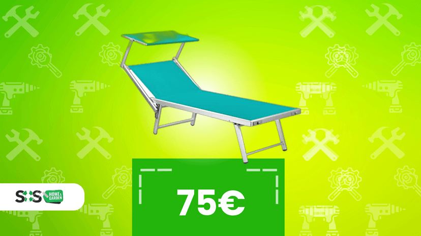Immagine di È quasi tempo di relax: lettino prendisole di qualità a prezzo scontato
