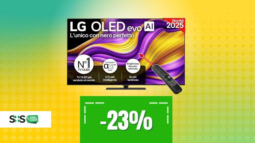 Immagine di LG OLED G5: sapevi che al Black Friday il 65" vola via a prezzo scontato?