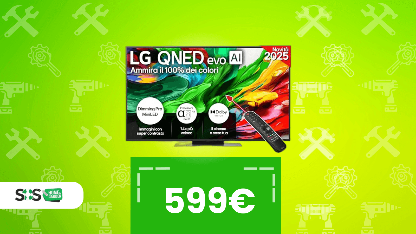 Immagine di Amazon risponde al mercato! LG QNED sotto i 600€ grazie a un nuovo taglio
