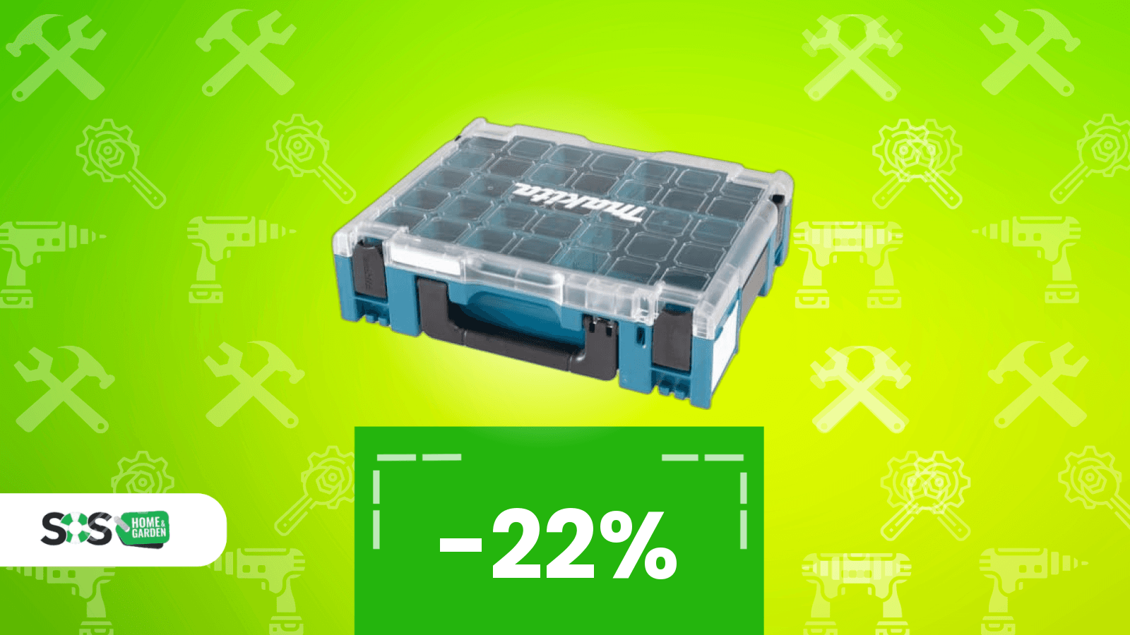 Immagine di Organizza i tuoi attrezzi con stile: valigetta Makita in promozione
