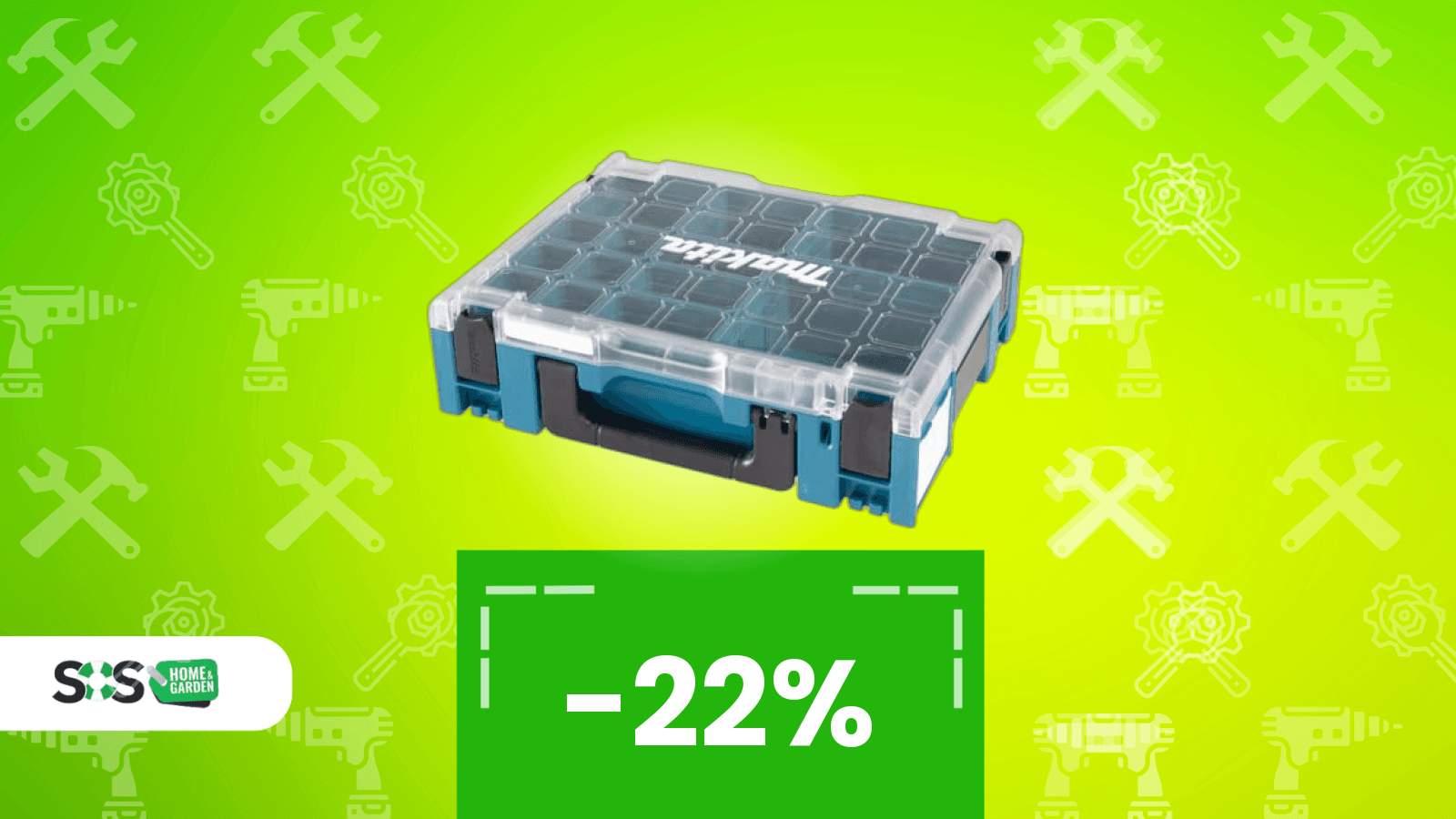 Immagine di Organizza i tuoi attrezzi con stile: valigetta Makita in promozione