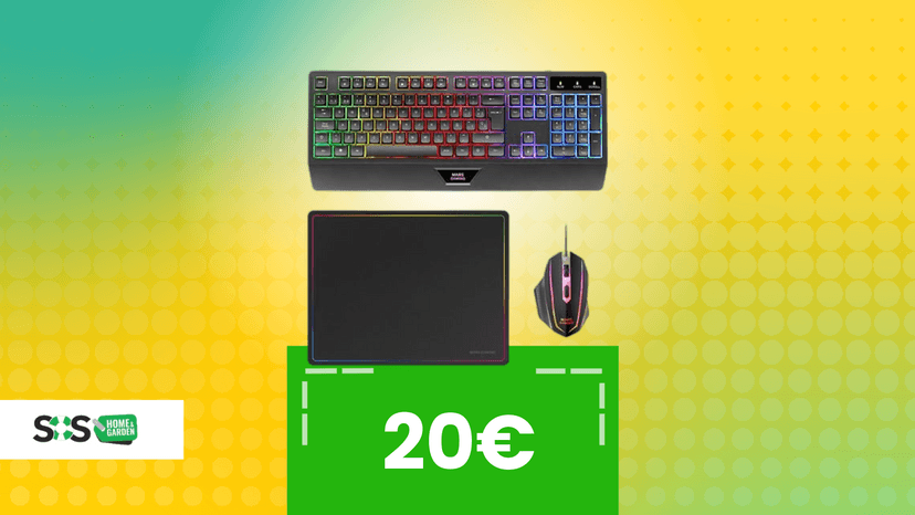 Immagine di Mouse, tastiera e tappetino inclusi, tutto sotto i 20€!