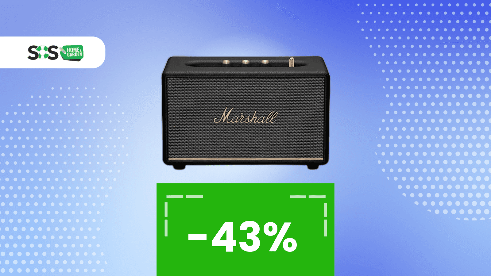Immagine di Marshall Acton III Bluetooth, CHE PREZZO! Su Amazon risparmi il 43%
