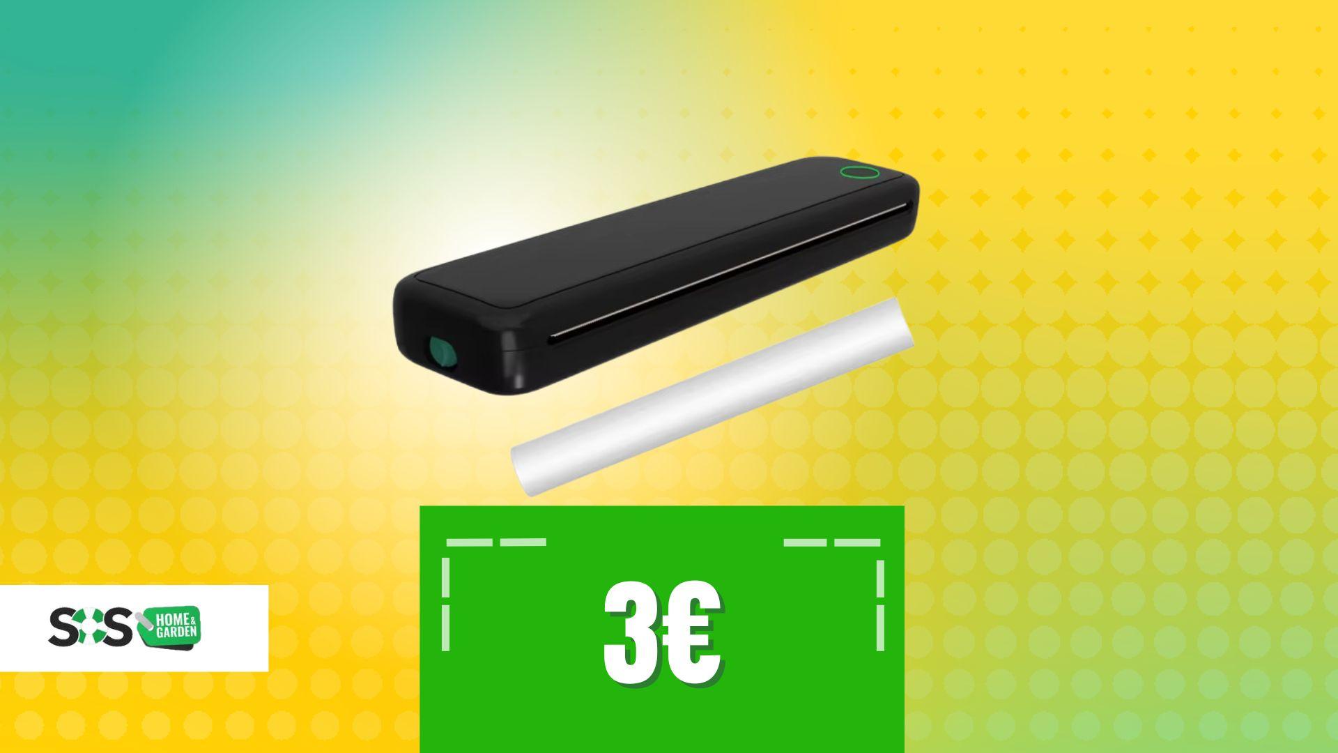 Immagine di Solo 3€ e stampa A4: la stampante piccola che sorprende