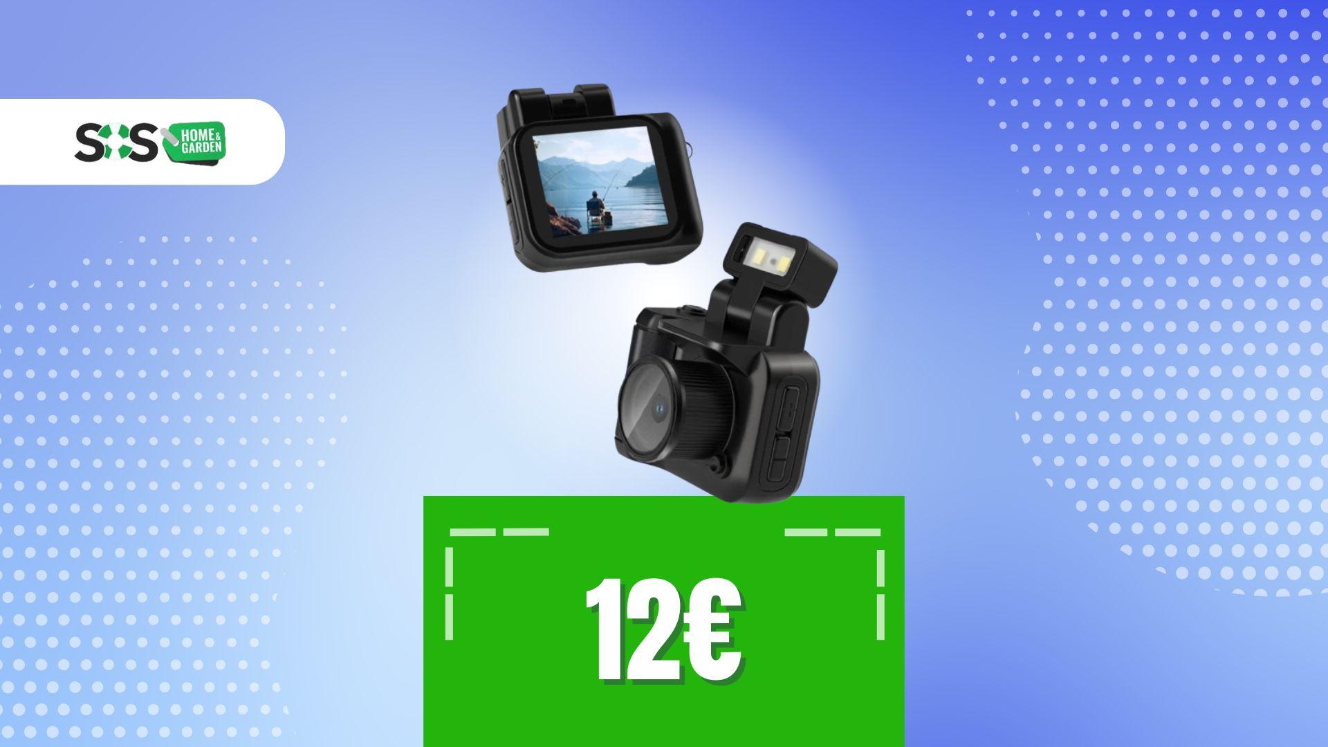 Immagine di Sorprendente mini telecamera: solo 12€, con flash e registra video!