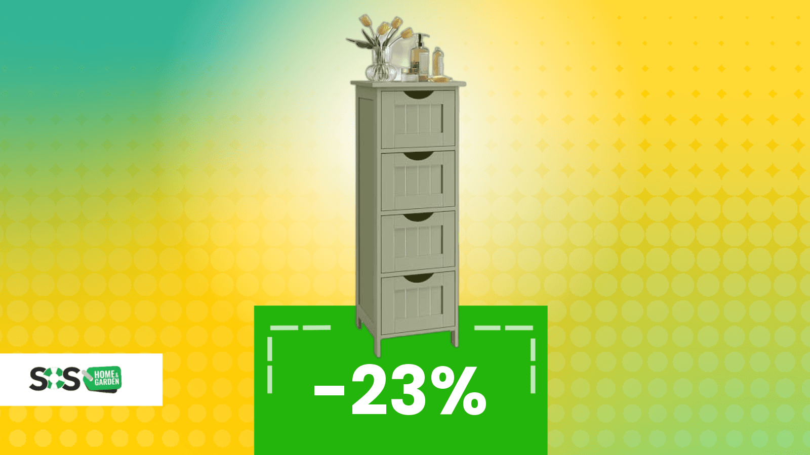 Immagine di Se il tuo bagno ha spazio, questa cassettiera Amazon è da prendere al volo