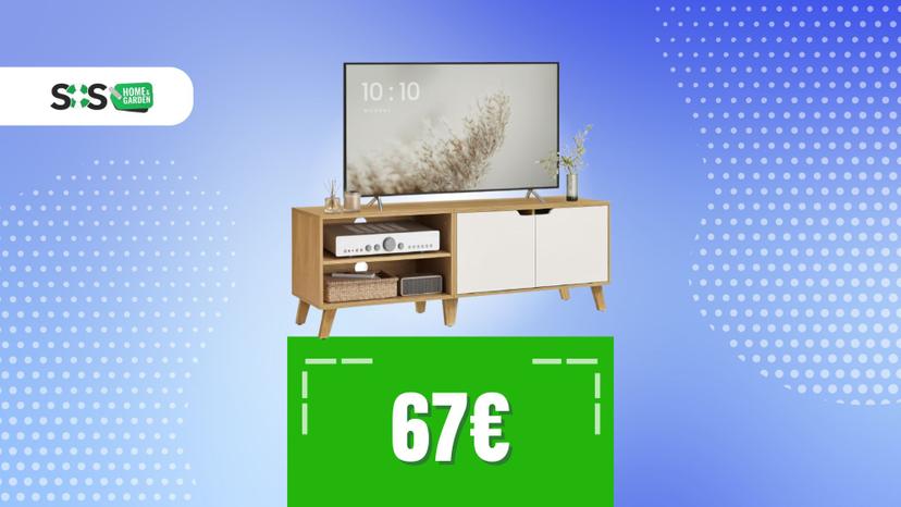 Immagine di È il momento giusto: arredare casa con 67€ grazie a questo mobile TV