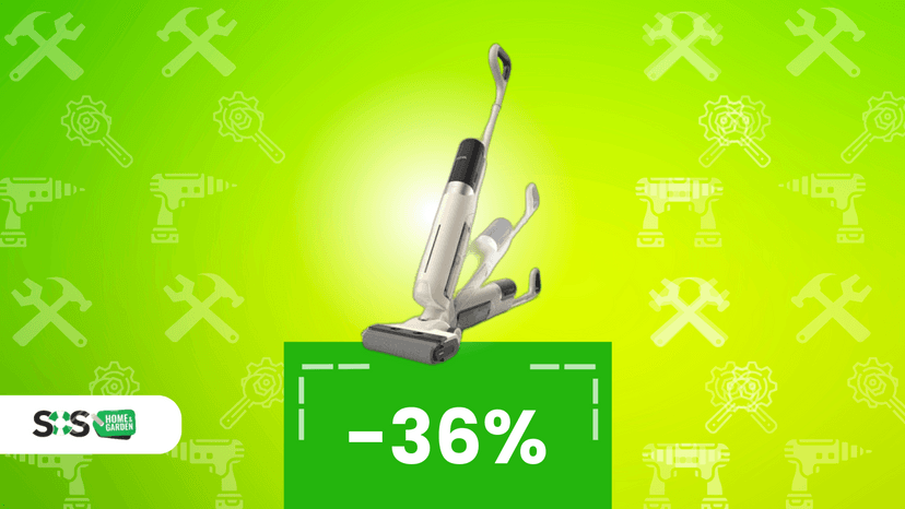 Immagine di Se non hai un aspirapolvere che lava, sei già indietro. Oggi crolla a meno di 180€