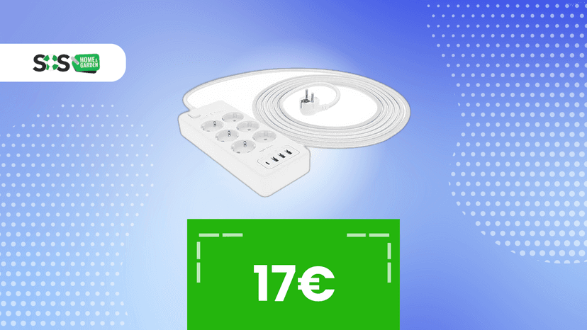 Immagine di Stop alle prese insufficienti! Questa ciabatta ha tutto (anche USB-A e USB-C)