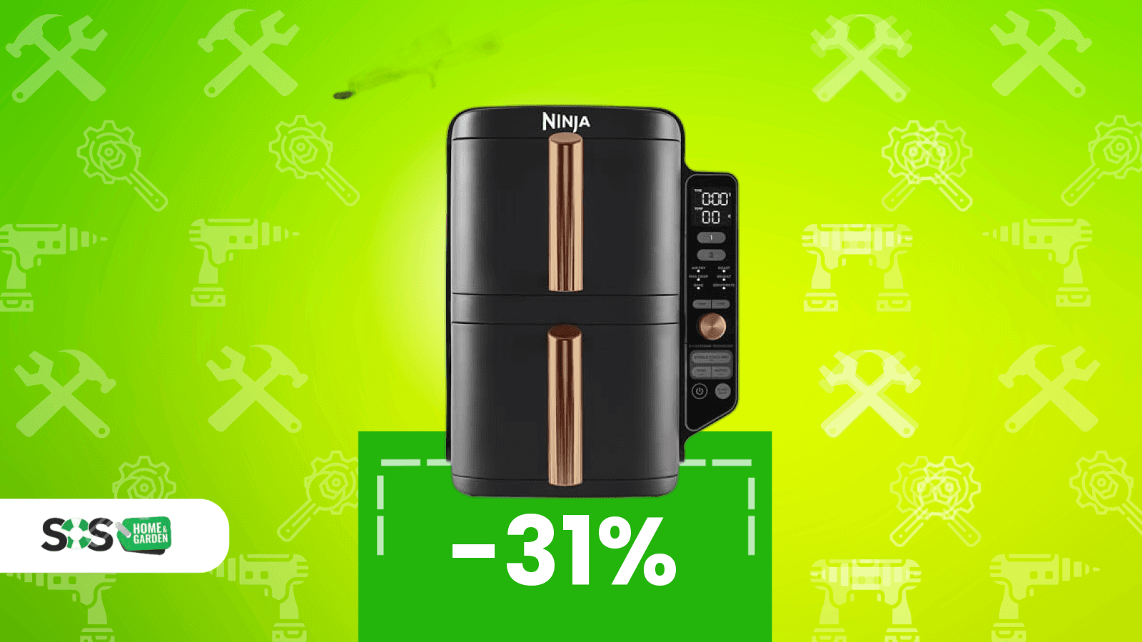 Immagine di Sconto del 31% su una delle migliori friggitrici ad aria per il Black Friday di Amazon!