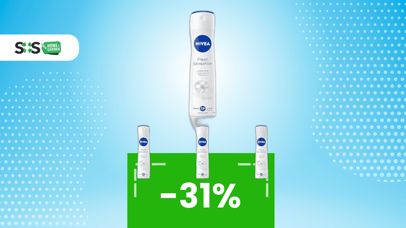 Immagine di Deodorante NIVEA: Amazon fa un prezzo che i supermercati non reggono