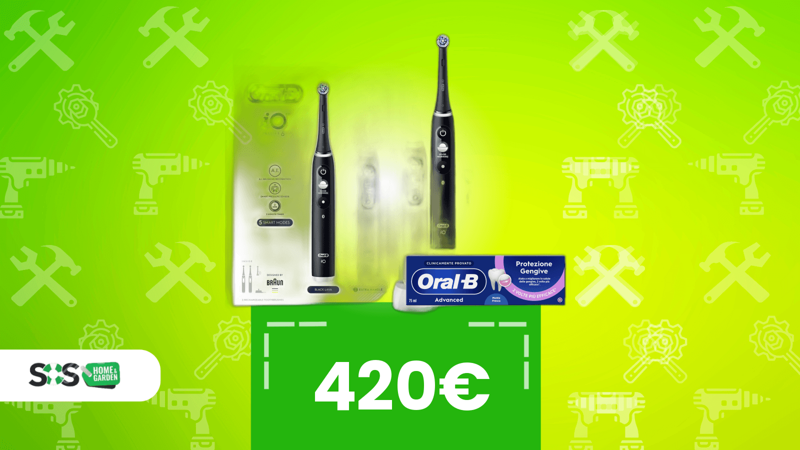 Immagine di Oral-B Spazzolino Elettrico Duo Pack iO 6 Nero e Rosa a 420€