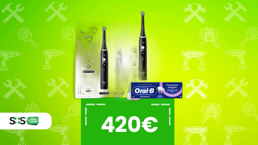 Immagine di Oral-B Spazzolino Elettrico Duo Pack iO 6 Nero e Rosa a 420€