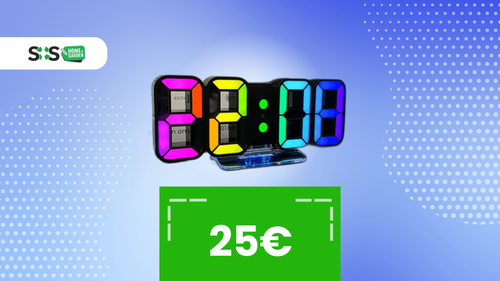 Immagine di Smetti di guardare le lancette. Passa al digitale con l’orologio da tavolo RGB