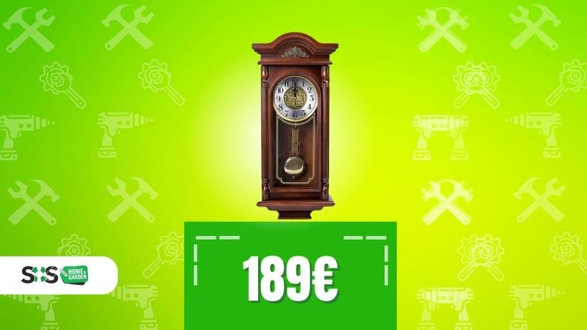 Immagine di Eleganza vintage a meno di 190€: il tuo orologio a pendolo di lusso