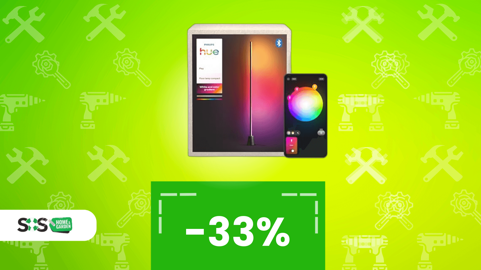 Immagine di Philips Hue Play Lampada da Terra in OFFERTA! (-33%)