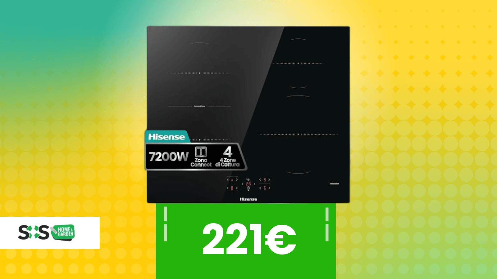 Immagine di Il piano a induzione 4 zone che tutti stanno scegliendo (in sconto oggi)