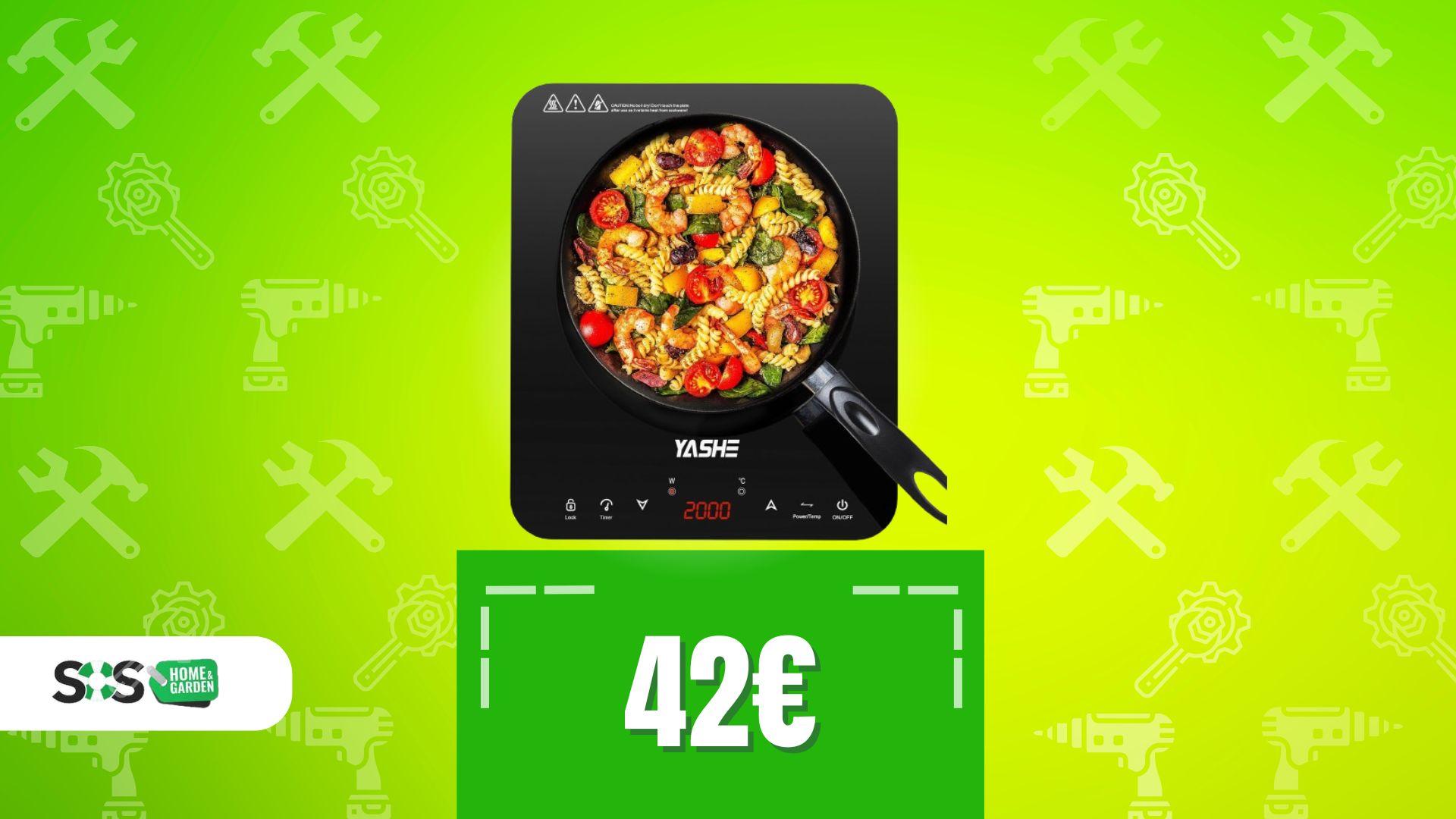 Immagine di Piastra a induzione portatile a 42€: così valida da far ripensare il gas in cucina
