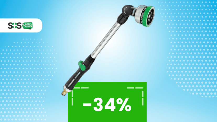 Immagine di Spruzza, cura, risparmia: -33% sulla pistola per irrigazione