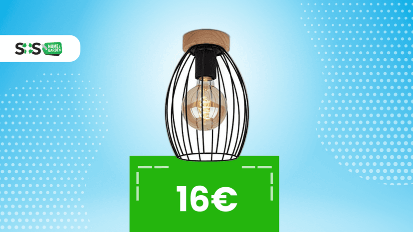 Immagine di Plafoniera vintage: l’occasione del giorno su Amazon che non puoi perdere!