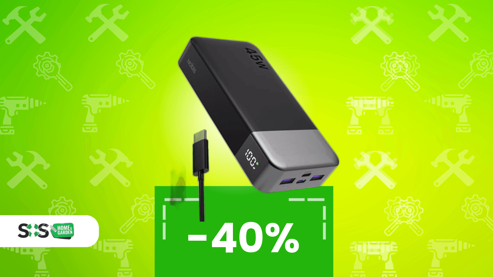 Immagine di Quattro dispositivi, una sola powerbank e e uno sconto del 40%!