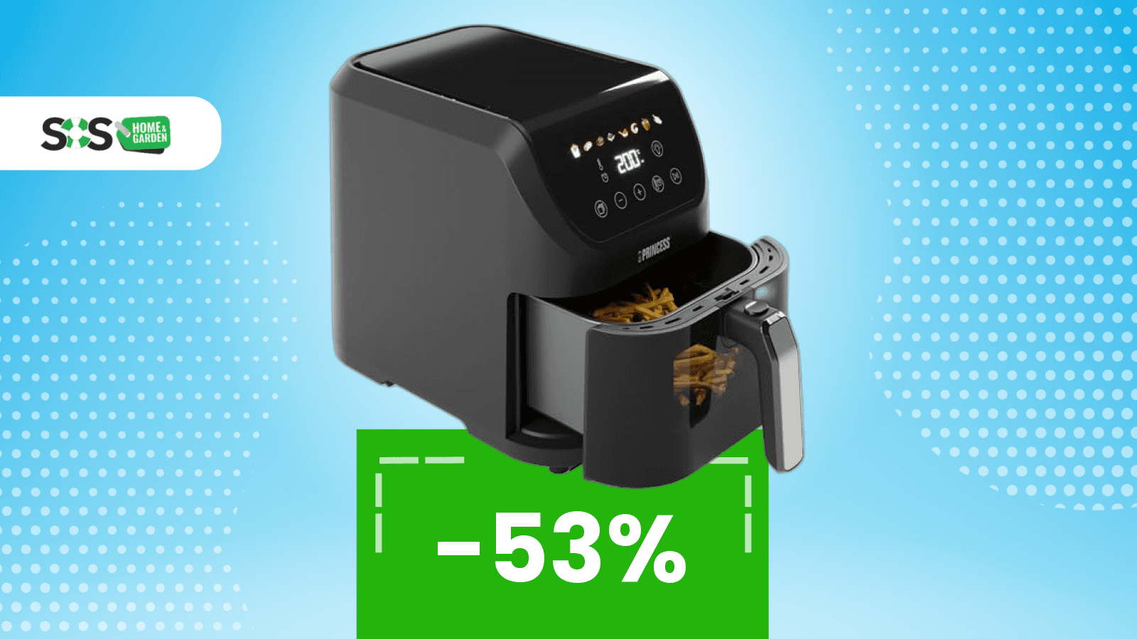 Immagine di Friggitrice ad aria + 53% di sconto = amore a prima vista