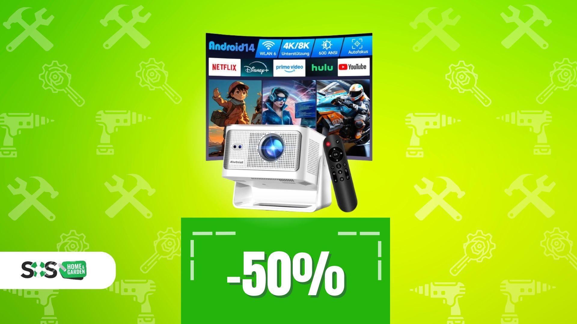 Immagine di Lo posizioni e fa tutto lui: proiettore smart oggi al 50%