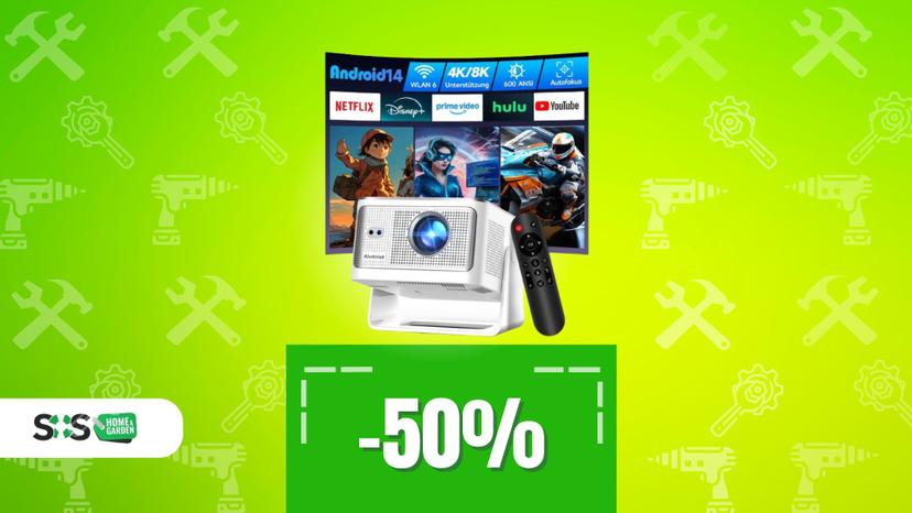 Immagine di Lo posizioni e fa tutto lui: proiettore smart oggi al 50%