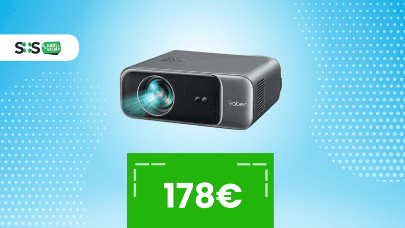 Immagine di Film epici senza drammi al checkout con questo proiettore in offerta