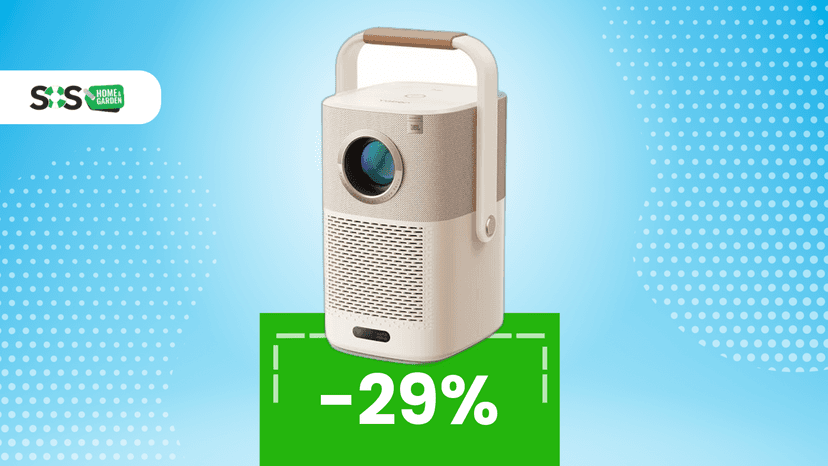 Immagine di Il proiettore che ti segue ovunque: più di 2 ore di film senza cavi