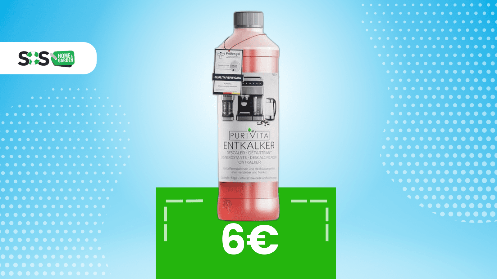 Immagine di Il decalcificante universale per macchine da caffè più venduto su Amazon