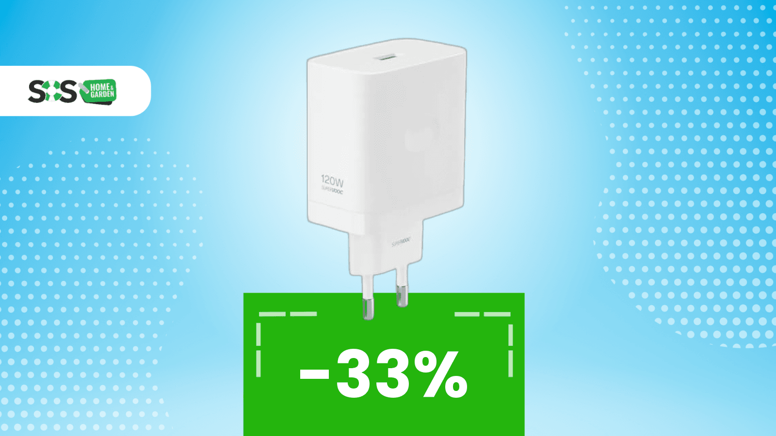 Immagine di Ricarica SUPERVOOC a 120W: il caricatore Oppo che ora costa meno di 20€