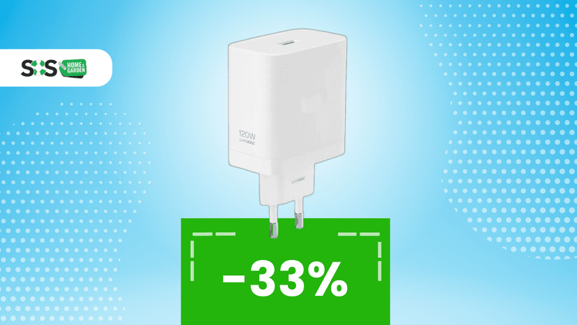 Immagine di Ricarica SUPERVOOC a 120W: il caricatore Oppo che ora costa meno di 20€