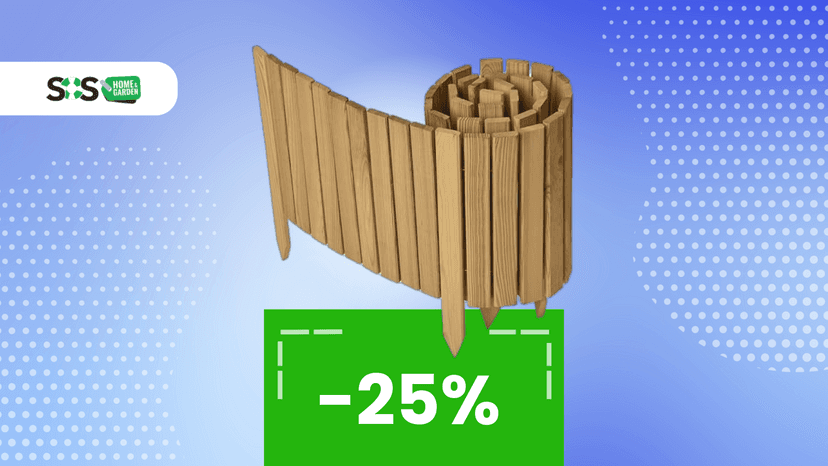 Immagine di Il tuo giardino, subito più elegante: recinzione in legno flessibile low cost