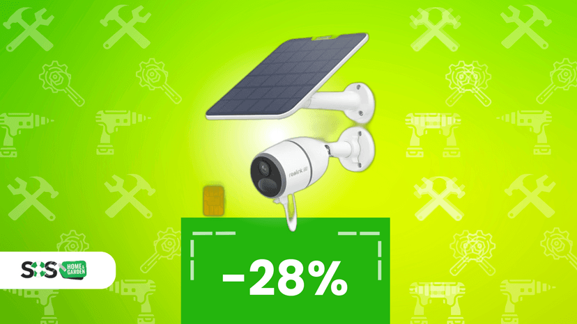 Immagine di La telecamera che non ha bisogno di nulla: solare + 4G, oggi super scontata