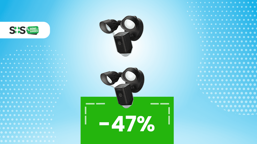 Immagine di Notte buia? Questa Ring con doppio faretto vede tutto (oggi al prezzo più basso)