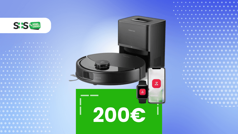 Immagine di Meno di 200€ per questo robot aspirapolvere autosvuotante di Roborock! (-52%)