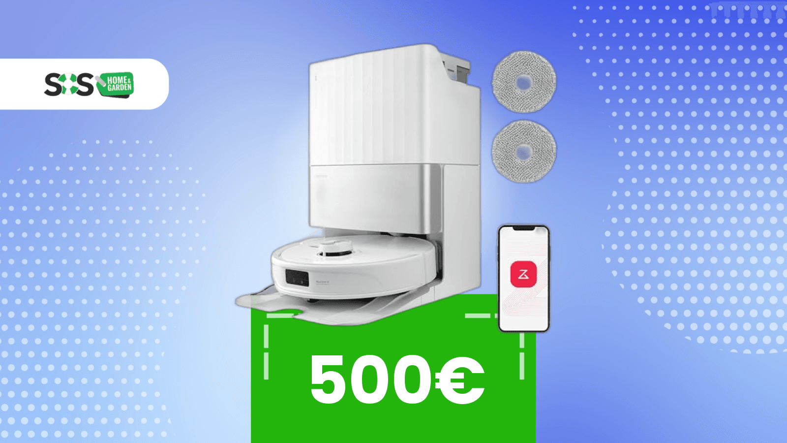 Immagine di Per la prima volta, questo Roborock sotto i 500€ su Amazon