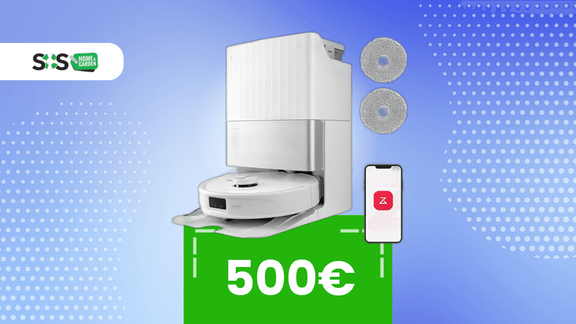 Immagine di Per la prima volta, questo Roborock sotto i 500€ su Amazon