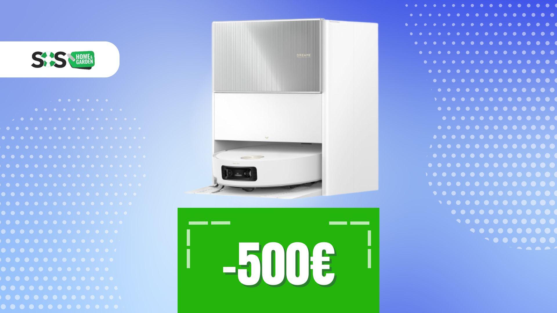Immagine di 500€ di sconto per il DREAME Acqua10! Un robot lavapavimenti TOP di gamma