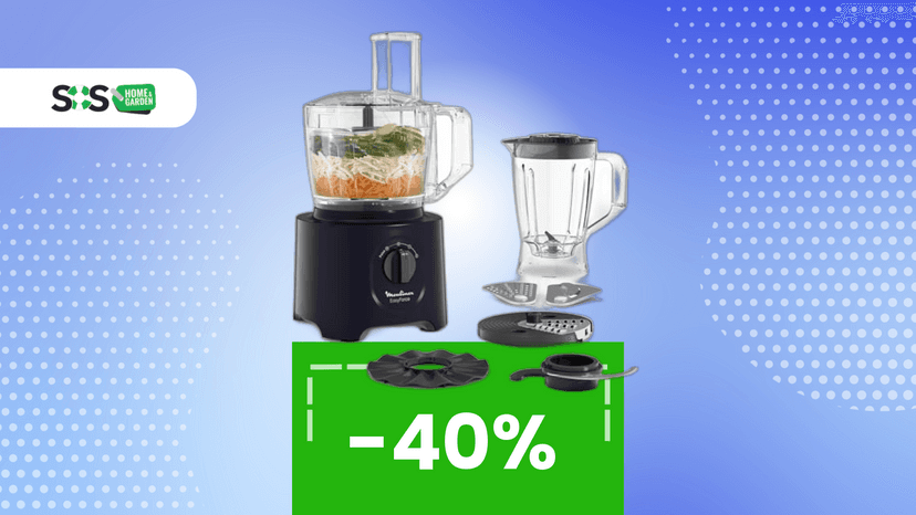 Immagine di La potenza che cercavi in un robot da cucina al prezzo che aspettavi (-40%)