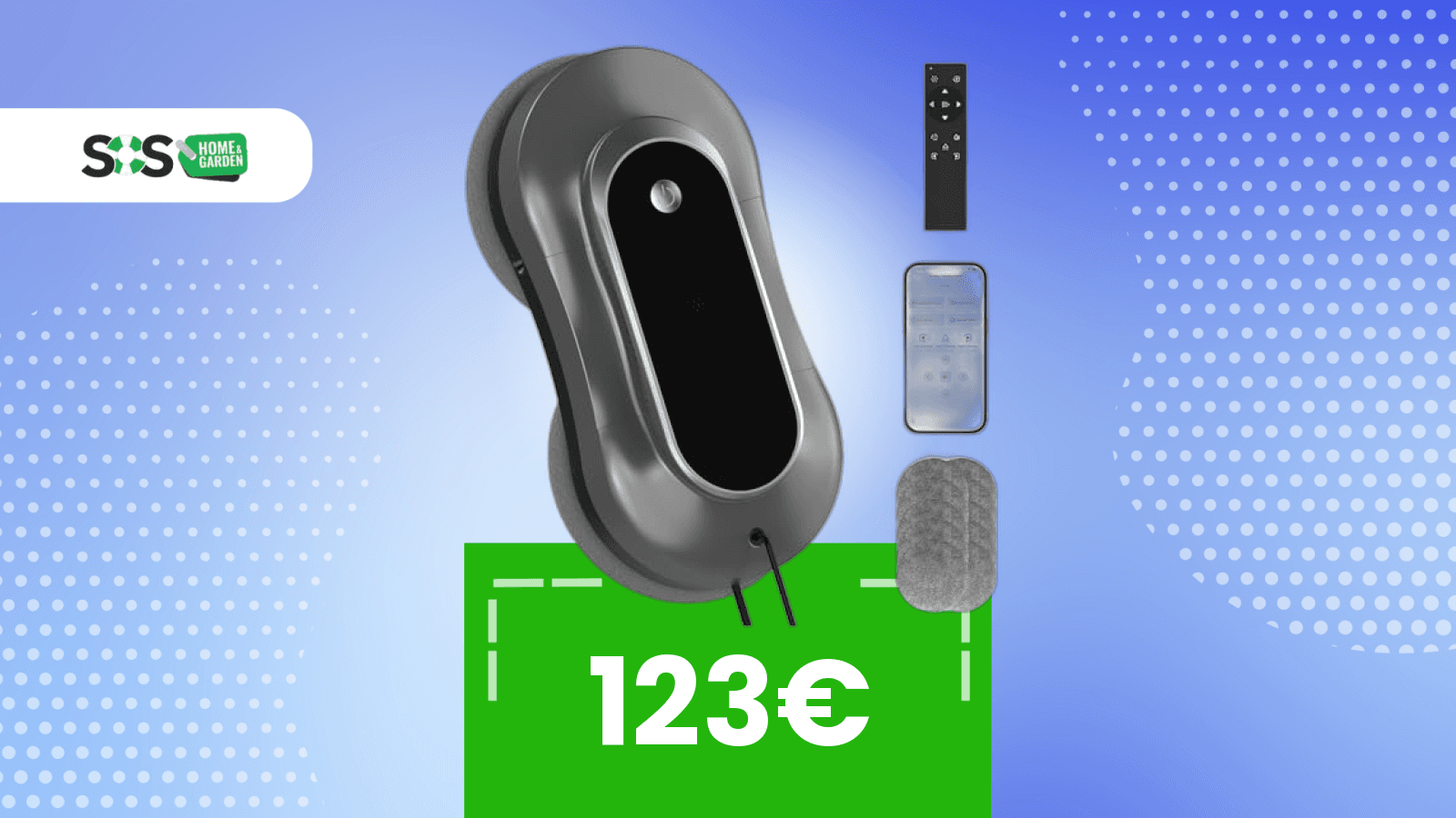 Immagine di E se non dovessi mai più pulire i vetri a mano? Questo robot è in super offerta oggi