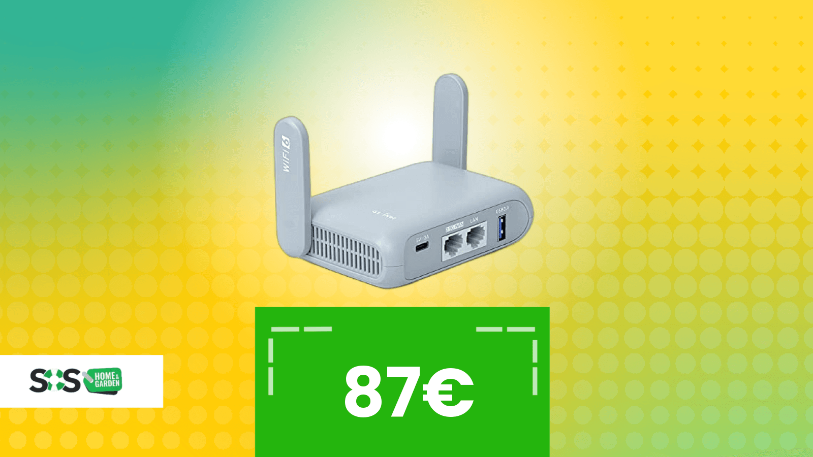 Immagine di Minuscolo ma serio: il router di qualità più piccolo che trovi oggi (in sconto)